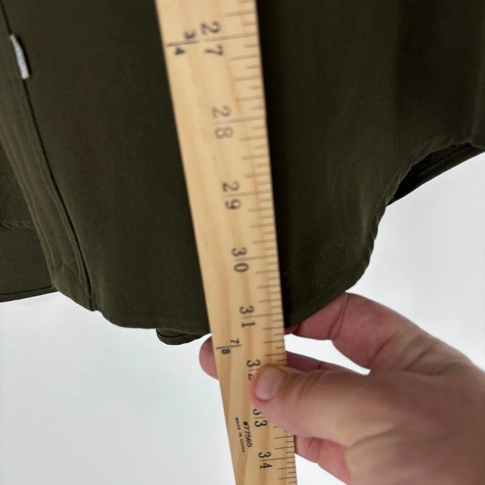 Vtg Polo Ralph Lauren Wool Field Shirt Mens L Olive Epaulettes Military Safari